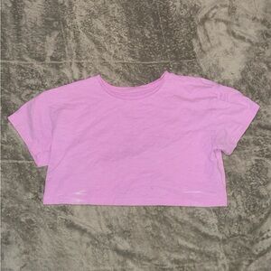 Pink crop top
